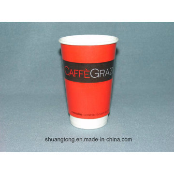 16oz Double Wall Paper Cup /Hot Cup Drinking Water Coffee